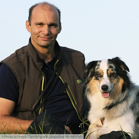 Martin Knauder mit Hundedame Josie