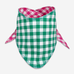 Bandana Vichy pink-green  -  For true trend-setters