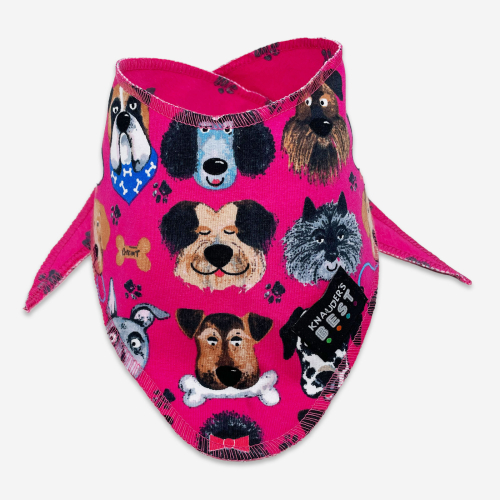 Bandana Dogs pink - Cant get enough dogs